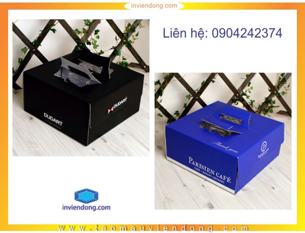 Làm vỏ hộp đựng bánh sinh nhật | Tại Quận Bình Tân | Hop dung qua