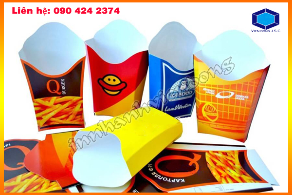 Địa chỉ cung cấp vỏ hộp đựng khoai tây chiên | Cheap Printing Name Card In Hanoi | Hop dung qua