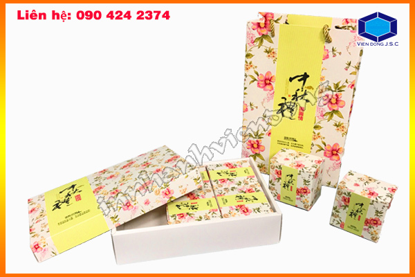 Túi hộp giấy đựng bánh Trung Thu | Tại Quảng Nam | Hop dung qua