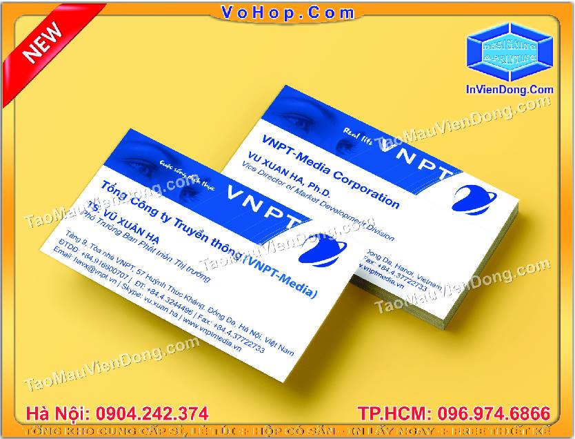 IN CARD VISIT CAO CẤP  | Hop dung qua